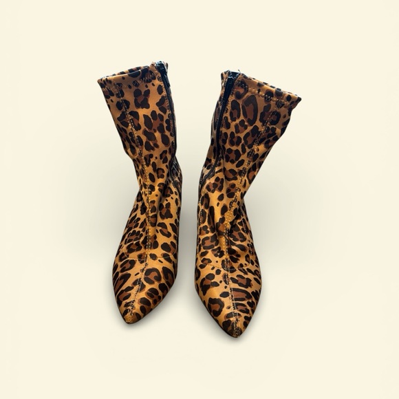 Mix No. 6 Animal Print Ankle Booties - Picture 2 of 3
